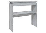 Syfax™ Tavolino Consolle Grigio Sonoma 80X30X80 Cm Legno Multistrato