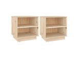 Syfax™ Comodini 2 Pz 40X34X40 Cm In Legno Massello Di Pino