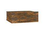 Syfax™ Comodino Pensile Rovere Fumo 40X30X15 Cm In Legno Multistrato