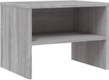 Syfax™ Comodino Grigio Sonoma 40X30X30 Cm In Legno Multistrato