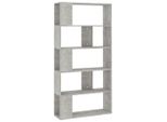 Syfax™ Libreria/Divisorio Grigio Cemento 80X24X159Cm Legno Ingegnerizzato