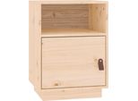 Syfax™ Comodino 40X34X55 Cm In Legno Massello Di Pino