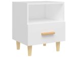 Syfax™ Comodino Bianco 40X35X47 Cm