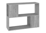 Syfax™ Libreria/Divisorio Grigio Sonoma 80X24X63 Cm