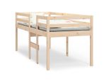 Syfax™ Letto A Soppalco 90X200 Cm In Legno Massello Di Pino