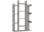 Syfax™ Libreria Grigio Cemento 86X25,5X140 Cm In Truciolato