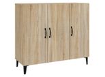 Syfax™ Credenza Rovere Sonoma 90X34X80 Cm In Legno Multistrato