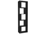 Syfax™ Libreria/Divisorio Nero 45X24X159 Cm In Legno Multistrato