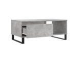 Syfax™ Tavolino Salotto Grigio Cemento 90X50X36,5 Cm Legno Multistrato