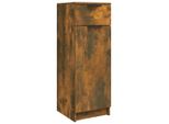Syfax™ Armadietto Bagno Rovere Fumo 32X34X90 Cm In Legno Multistrato