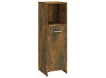 Syfax™ Armadietto Bagno Rovere Fumo 30X30X95 Cm In Legno Multistrato