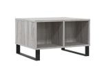 Syfax™ Tavolino Da Salotto Grigio Sonoma 60X50X36,5 Cm In Multistrato