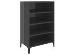 Syfax™ Credenza Grigio Lucido 57X35X90 Cm In Legno Multistrato