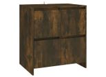 Syfax™ Credenza Rovere Fumo 70X41X75 Cm In Truciolato