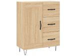 Syfax™ Credenza Rovere Sonoma 69,5X34X90 Cm In Legno Multistrato