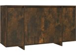 Syfax™ Credenza Rovere Fumo 135X41X75 Cm In Truciolato