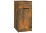 Syfax™ Armadietto Scrivania Rovere Fumo 33,5X50X75Cm Legno Multistrato