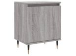 Syfax™ Comodino Grigio Sonoma 40X30X50 Cm In Legno Multistrato