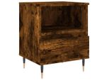 Syfax™ Comodino Rovere Fumo 40X35X50 Cm In Legno Multistrato