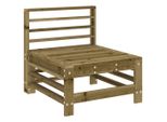 Syfax™ Divano Centrale Da Giardino In Legno Di Pino Impregnato