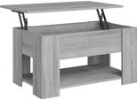 Syfax™ Tavolino Da Salotto Grigio Sonoma 79X49X41 Cm Legno Multistrato