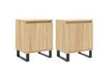 Syfax™ Comodini 2 Pz Rovere Sonoma 40X30X50 Cm In Legno Multistrato