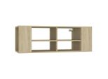Syfax™ Mobile Tv Da Parete Rovere Sonoma 102X35X35Cm Legno Multistrato