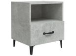 Syfax™ Comodino Grigio Cemento In Legno Multistrato