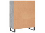 Syfax™ Scaffale Grigio Cemento 69,5X32,5X90 Cm In Legno Multistrato