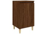 Syfax™ Comodino Rovere Marrone 40X35X70 Cm In Legno Multistrato