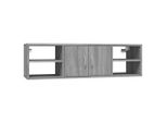Syfax™ Mensola A Muro Grigio Sonoma 102X30X29 Cm Legno Multistrato