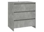 Syfax™ Credenza Grigio Cemento 70X41X75 Cm In Truciolato