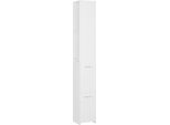 Syfax™ Armadietto Da Bagno Bianco 25X26,5X170 Cm In Legno Multistrato