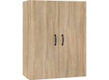 Syfax™ Mobile Pensile Rovere Sonoma 69,5X34X90 Cm In Legno Multistrato