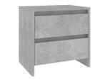 Syfax™ Comodino Grigio Cemento 45X34,5X44,5 Cm In Truciolato