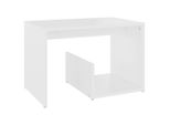 Syfax™ Tavolino Bianco 59X36X38 Cm In Legno Multistrato