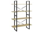 Syfax™ Libreria 4 Ripiani Rovere Sonoma 100X30X140Cm Legno Multistrato