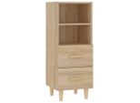 Syfax™ Credenza Rovere Sonoma 34,5X34X90 Cm In Legno Multistrato