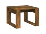 Syfax™ Tavolino Rovere Fumo 50X50X35 Cm In Legno Multistrato