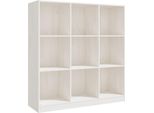 Syfax™ Libreria/Divisorio Bianco 104X33,5X110 Cm In Massello Di Pino