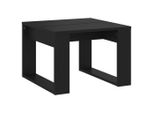 Syfax™ Tavolino Di Servizio Nero 50X50X35 Cm In Truciolato