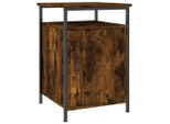 Syfax™ Comodino Rovere Fumo 40X42X60 Cm Legno Multistrato