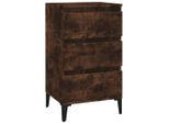 Syfax™ Comodino Rovere Fumo 40X35X70 Cm Legno Multistrato