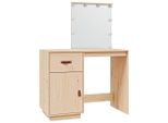 Syfax™ Toeletta Con Led 95X50X133,5 Cm In Legno Massello Di Pino