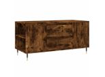 Syfax™ Tavolino Da Salotto Rovere Fumo 102X44,5X50Cm Legno Multistrato