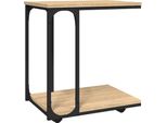 Syfax™ Tavolino Con Ruote Rovere Sonoma 50X35X55,5Cm Legno Multistrato