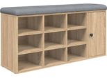 Syfax™ Panca Porta Scarpe Rovere Sonoma 102X32X50 Cm Legno Multistrato