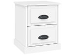 Syfax™ Comodino Bianco 39X39X47,5 Cm In Legno Multistrato
