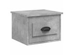 Syfax™ Comodino A Parete Grigio Cemento 41,5X36X28 Cm