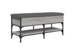 Syfax™ Panca Porta Scarpe Grigio Sonoma 102X42X45 Cm Legno Multistrato